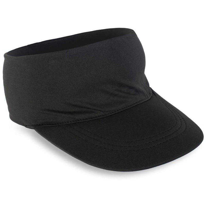 Gone For a Run Runners Lightweight Comfort Performance Visor | Black | One Size Fits Most - Image 1